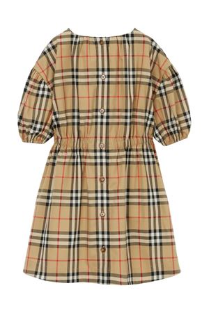 Beige cottonVintage Check dress BURBERRY KIDS | 8068451A7028